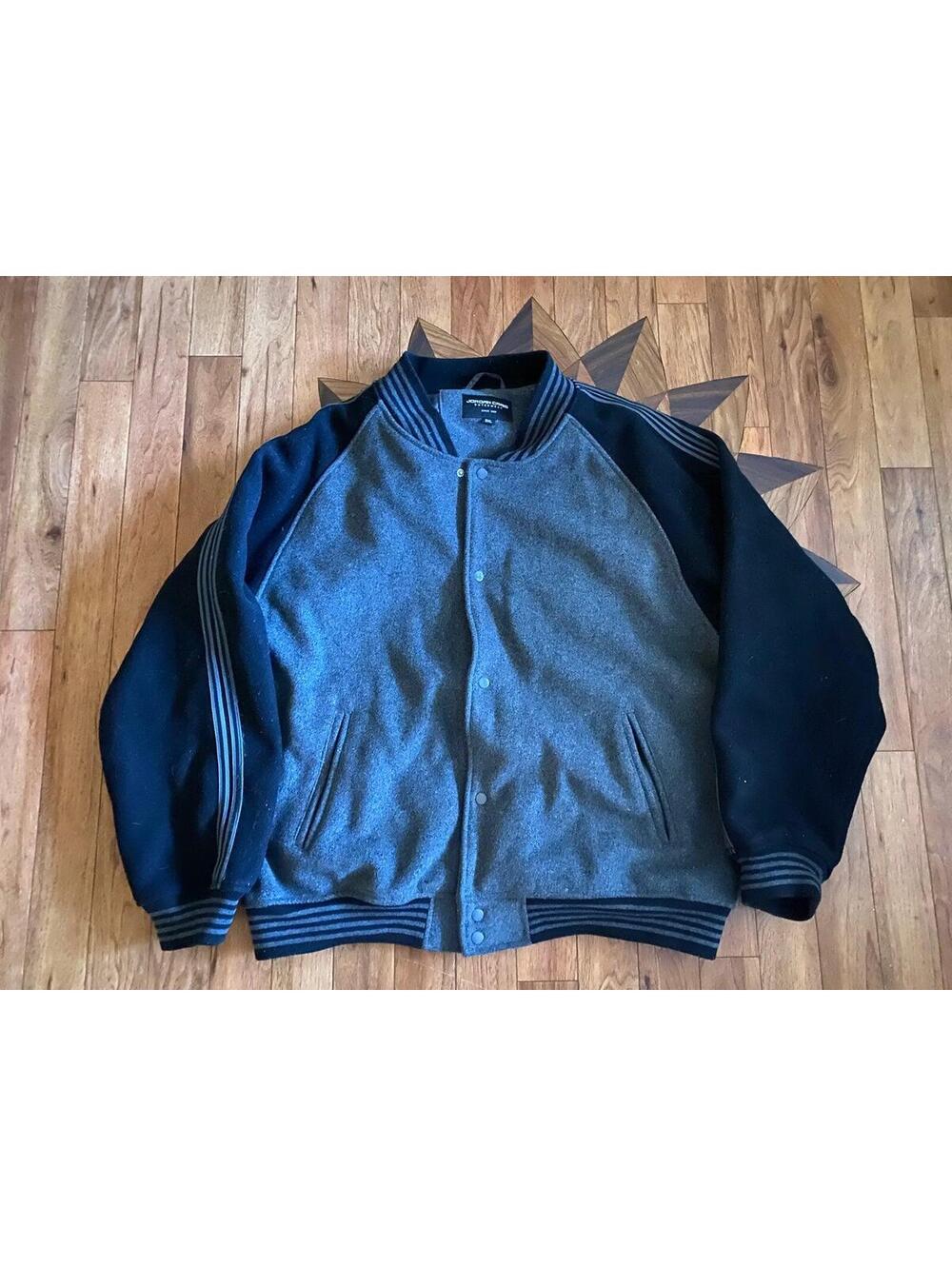 Jordan Craig Mens Varsity Coat Wool Blend Size 3XL